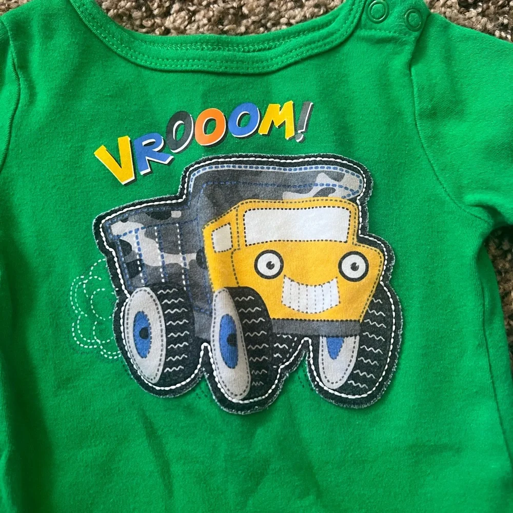 3 for $12 Dump truck onesie